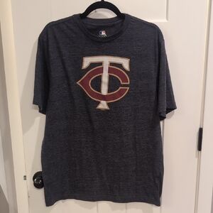 MLB Gray Short Sleeve Tee with TC Logo
